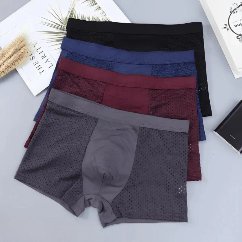 10-PACK Bamboo Fibre Boxer Shorts